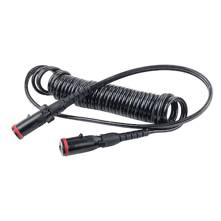 Phillips Cable Assembly - Weather-Tite M2, Liftgate, Dual Pole, Coiled, 15 Ft. With A 48 In. Lead, 2/4 Ga 23-29276